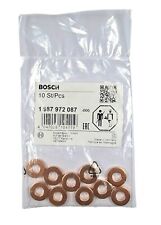 Genuine Bosch Renault Express 1.5 Blue Diesel Fuel Injector Copper Seal Ring x10