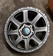 ALLOY WHEEL DOTZ KALAHARI BLACKFORD RANGER 8X18 BLACK MATT (SLIGHTLY DENTED)