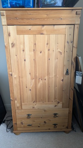 Pine tallboy cupboard - pine, tallboy/