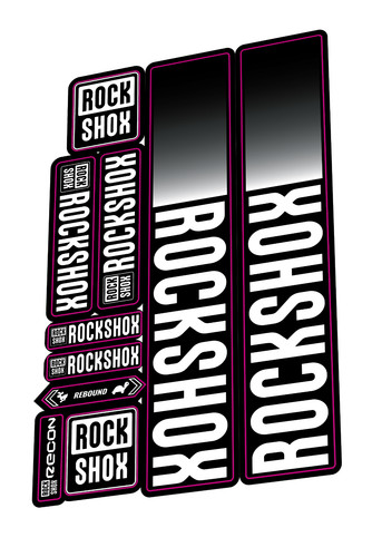 Rockshox recon fork decal - recon,