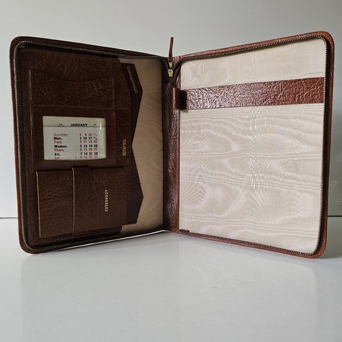Vintage tan leather writing - vintage,