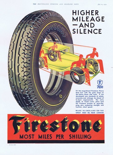 Firestone tyres vintage - firestone,