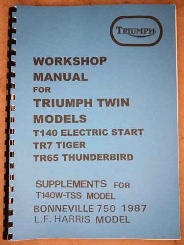 Triumph tr7rv t140 tss - triumph,