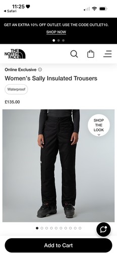 The north face sallopettes - face,