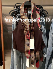 ZARA NEW WOMAN CHOKER TIE VEST