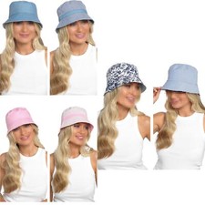 Womens Reversible Bucket Hat