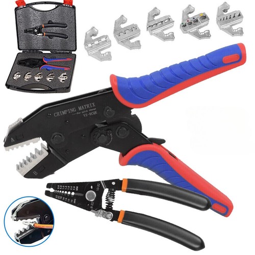 Wire crimper pliers ratcheting - wire,