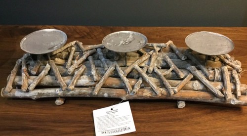 Candle holder driftwood - holder, 3