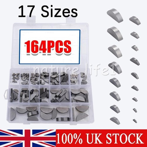 164 pcs imperial woodruff keys - 164,