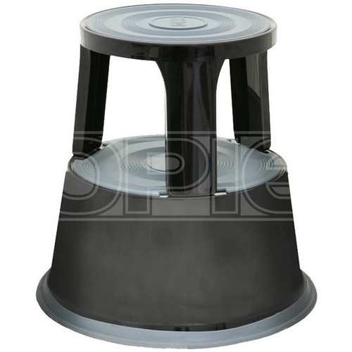 Kick step stool black - step, steel