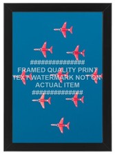 RAF RED ARROWS PHOTO PRINT ALL SIZES FRAMING 2024 ROYAL AIR FORCE AVIATION j