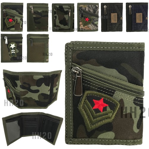 Trifold wallet army camouflage - trifold,