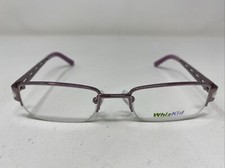 Whiz Kid Collection 40 Purple 45-17-125 Metal Half Rim Eyeglasses Frame Y365