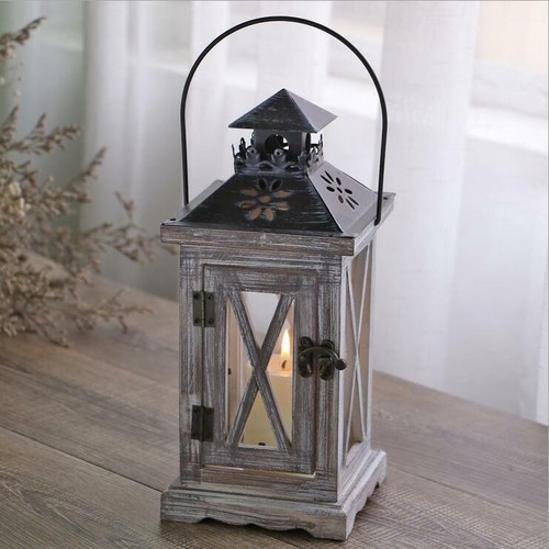 Wooden candle holder stand - wooden,