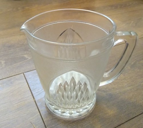 Vintage large art deco clear - vintage,