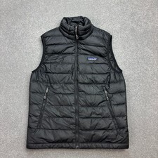Patagonia Gilet Adult X Small Black Puffer Goose Down Sweater Vest Jacket Mens