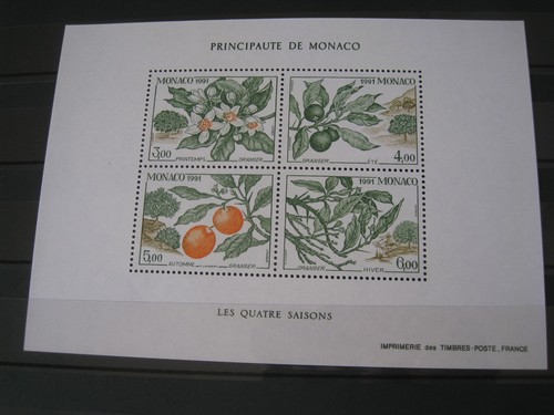 Monaco mnh 1991 - mnh, four