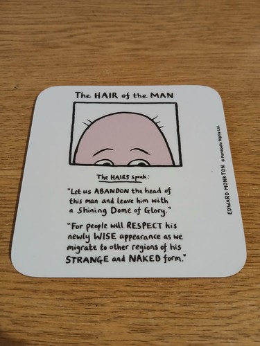 Quirky edward monkton - edward, hair