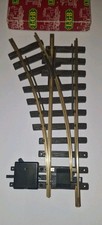 BOXED LGB R1  LH POINTS LEFT TURNOUT  G SCALE MANUAL SWITCH GARDEN RAILWAY TRACK