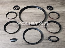 10 x PC SATIN MATT BLACK