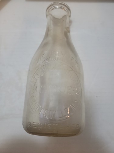Vintage glass milk - vintage,