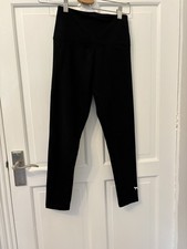 Victoria Secrets Pink  Black Yoga Leggings Size XS