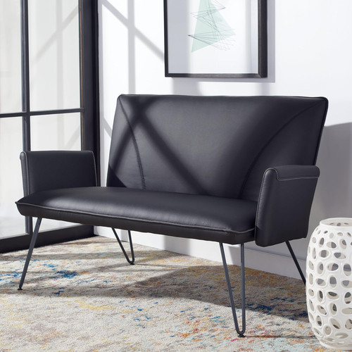 Mid century modern black faux - mid-century,