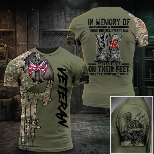 British army veteran - veteran, shirt