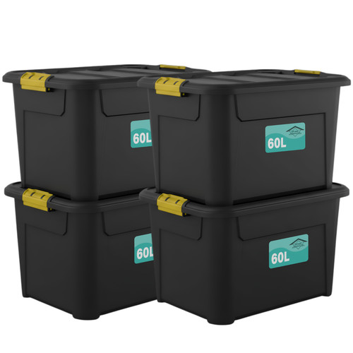 Plastic storage boxes home - 4x,