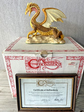 Holland Studios Enchantica "Desert Dragon" Figure Boxed with framed certificate