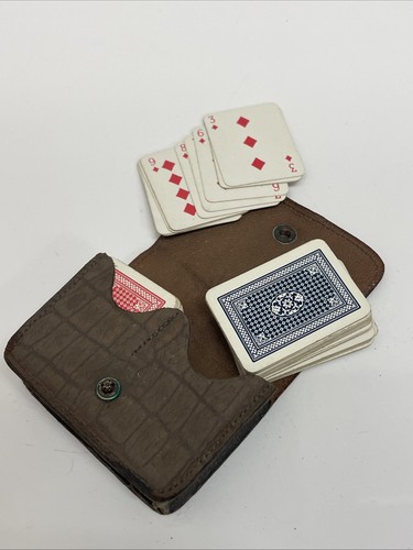Vintage miniature playing - miniature,