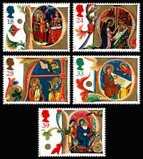 GB 1991 Christmas: Illuminated Letters set SG 1582-1586 MNH mint *COMBINED POST