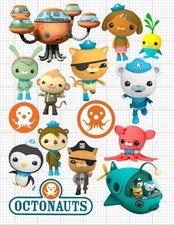 OCTONAUTS CHARACTERS EDIBLE ICING CAKE IMAGES PRE-CUT
