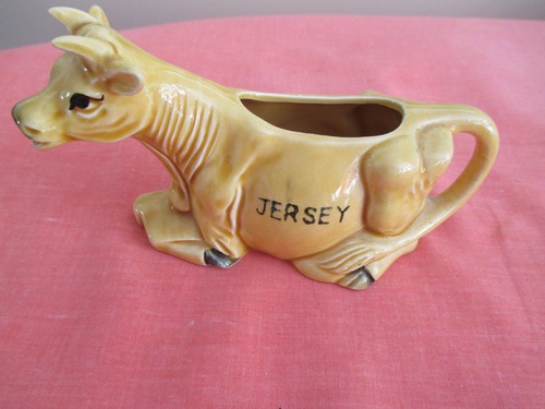 Vintage jersey cow milk - cow, jug