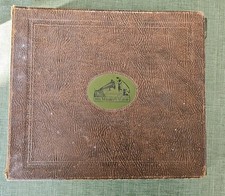Rare HMV 10"  78rpm Record Album (Containing 12 Records)  Poor, But Intacted Con