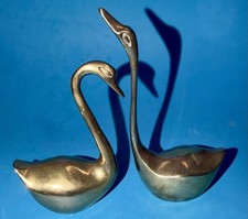 Pair Of Small Vintage Swans