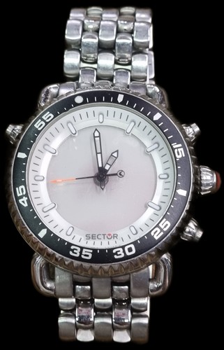 Functional sector quartz watch - sector,