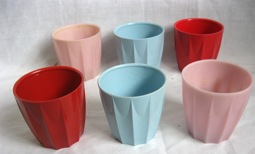 Set 1950s ribbed - ribbed, textured