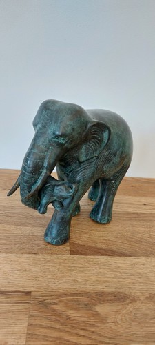 Vintage green patinated - green, bronze