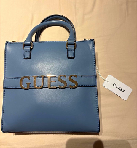Guess blue faux - leather, small