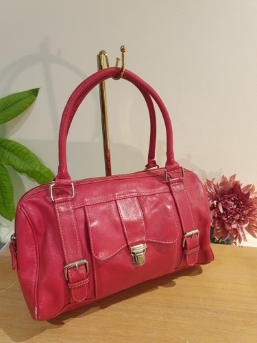 Red leather bag lloyd - red,