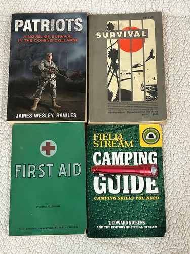 Survival book lot - survival,