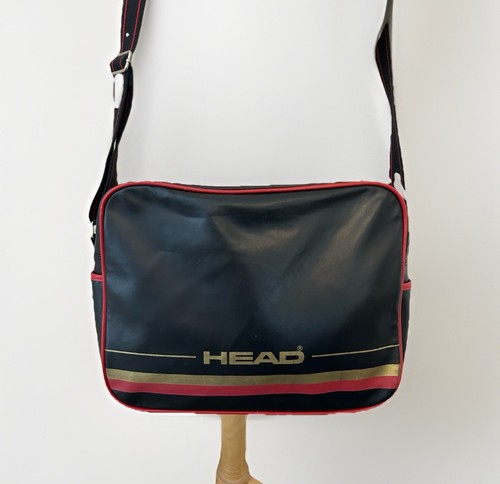 Vintage head black crossbody - vintage,