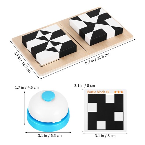 Wooden brain teaser puzzle - brain,