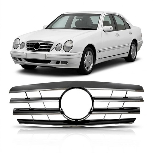 Front grille chrome black fit - grille,