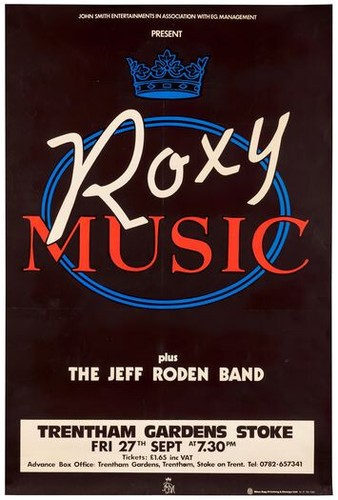 Vintage 1974 roxy music - roxy,