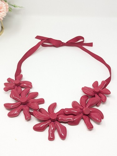 Fuchsia pink opaque flower - pink,