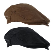 Mens Flat Cap Baker Boy Cap Tweed Vintage Gatsby Peak Hat Herringbone Cabbie