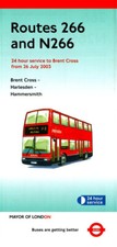 Route 266/N266 London Bus
