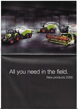 Claas New Models 2007-2008 UK Market Brochure Arion Axion Xerion Tucano Quadrant